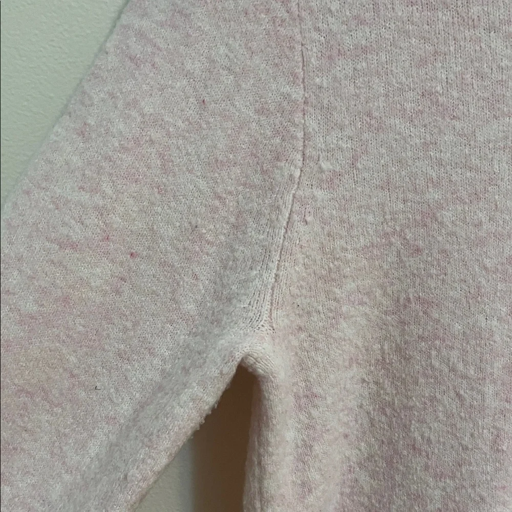 J. Crew Women's Sweater XS Crew Neck Light Pink Bubblegum Cozy Chic Stretchy
